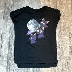 Sailor Moon Luna tshirt S